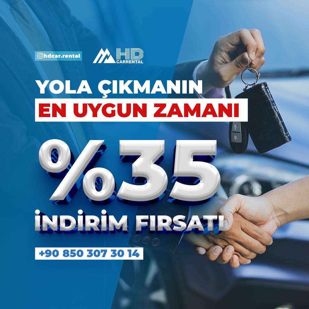 HD CARRENTAL ile YOLA ÇIKMANIN TAM ZAMANI 