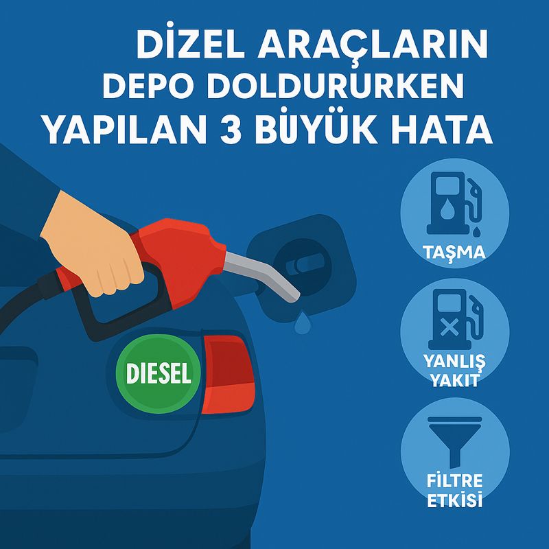 Dizel Araçların Depo Doldururken Yapılan 3 Büyük Hata