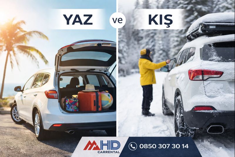 Yaz ve Kış Sezonunda Araç Kiralama Alışkanlıkları Nasıl Değişiyor?