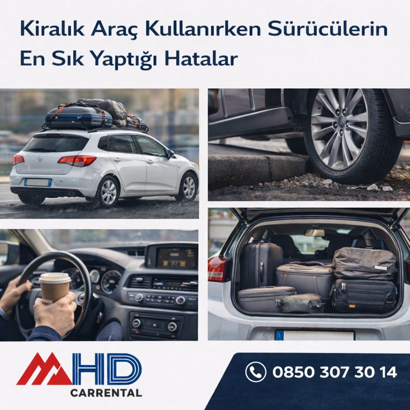 Kiralık Araç Kullanırken Sürücülerin En Sık Yaptığı Hatalar