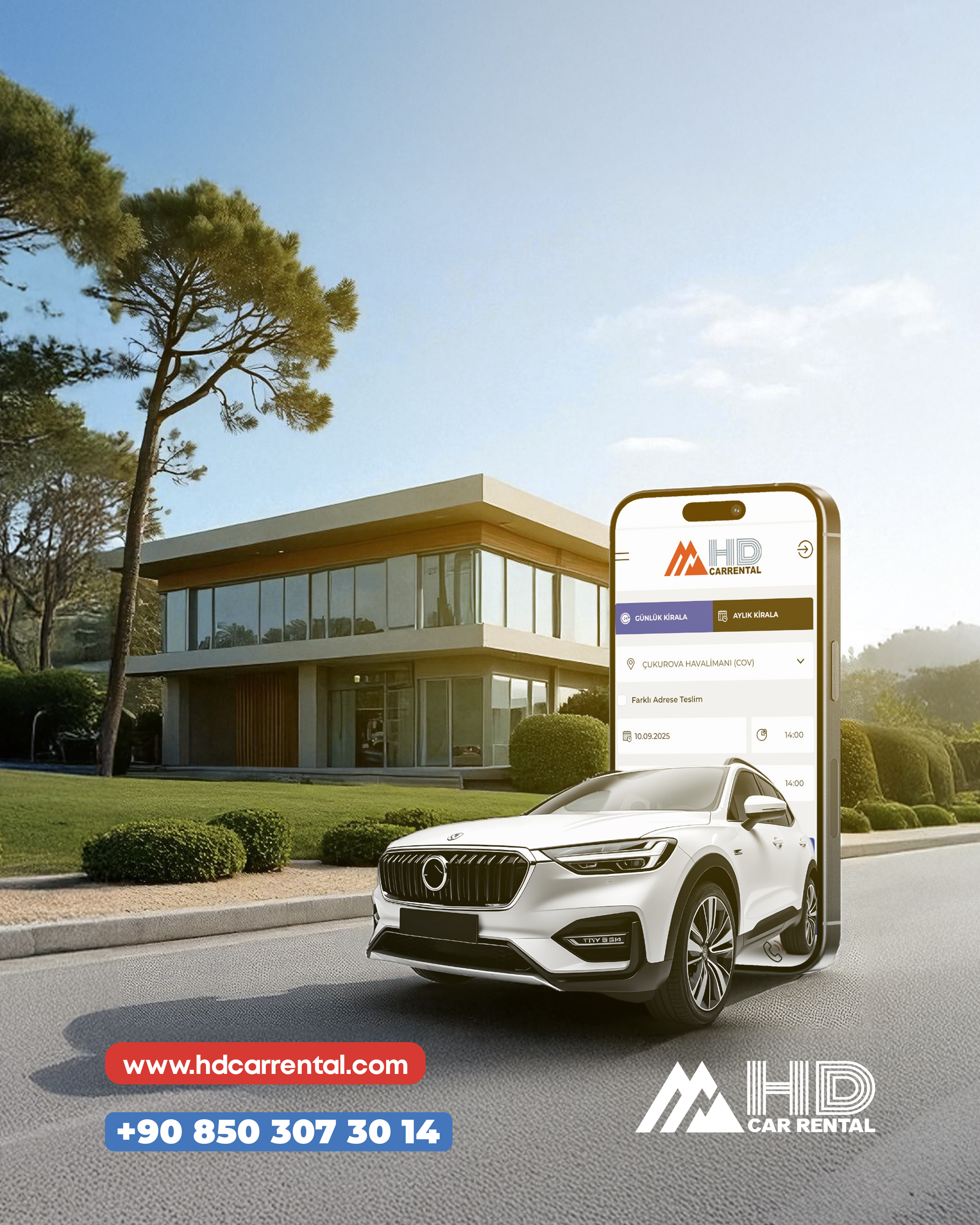 Adana’da Kapınıza Gelen Araç Kiralama Hizmeti: 30 Dakikada Teslimat!