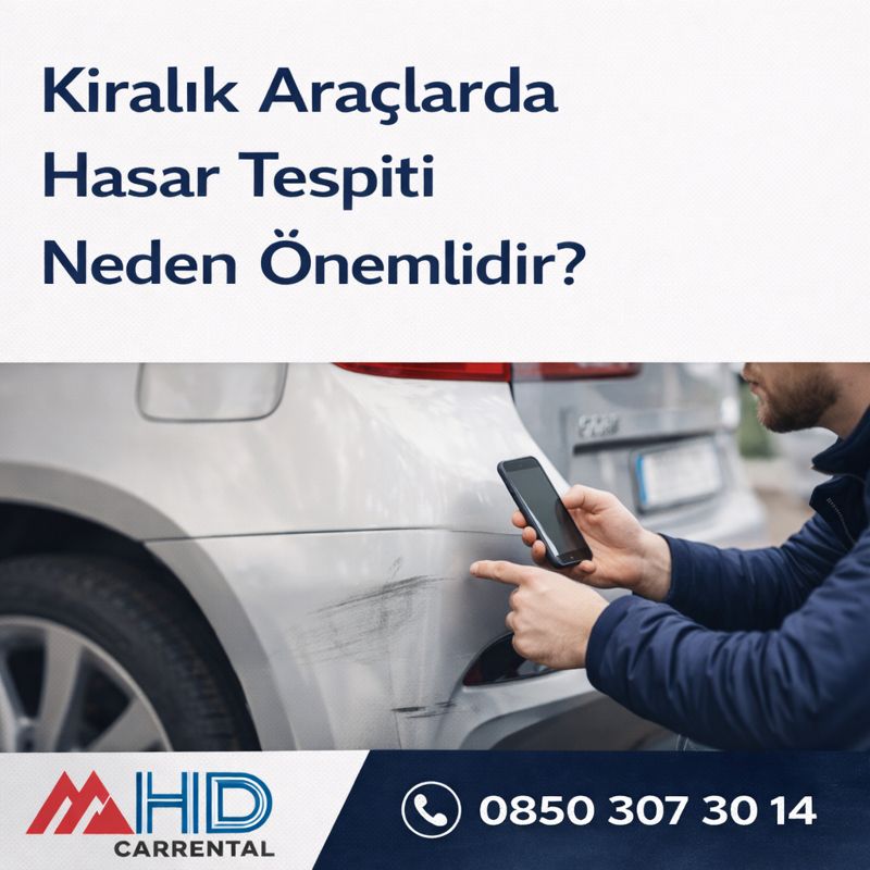 Kiralık Araçlarda Hasar Tespiti Neden Önemlidir?