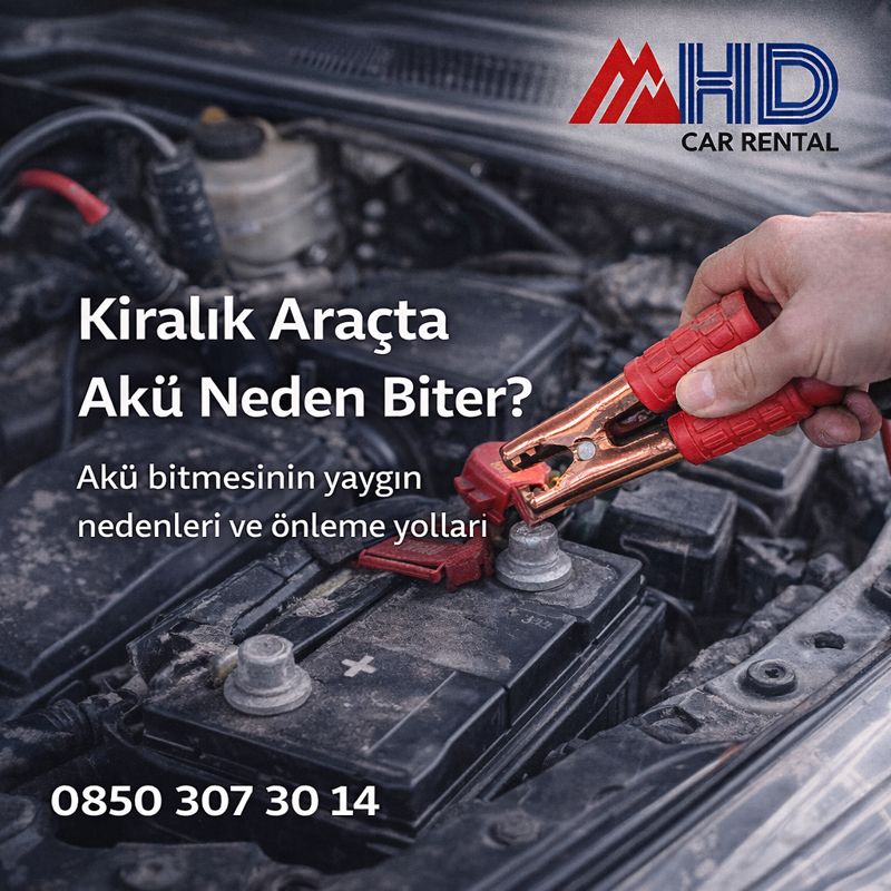Kiralık Araçta Akü Neden Biter?